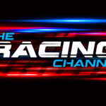The racing channel logo on a black background.