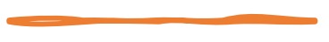 A orange line with white background